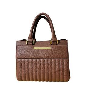 Steve Madden Brown Faux Leather Bag